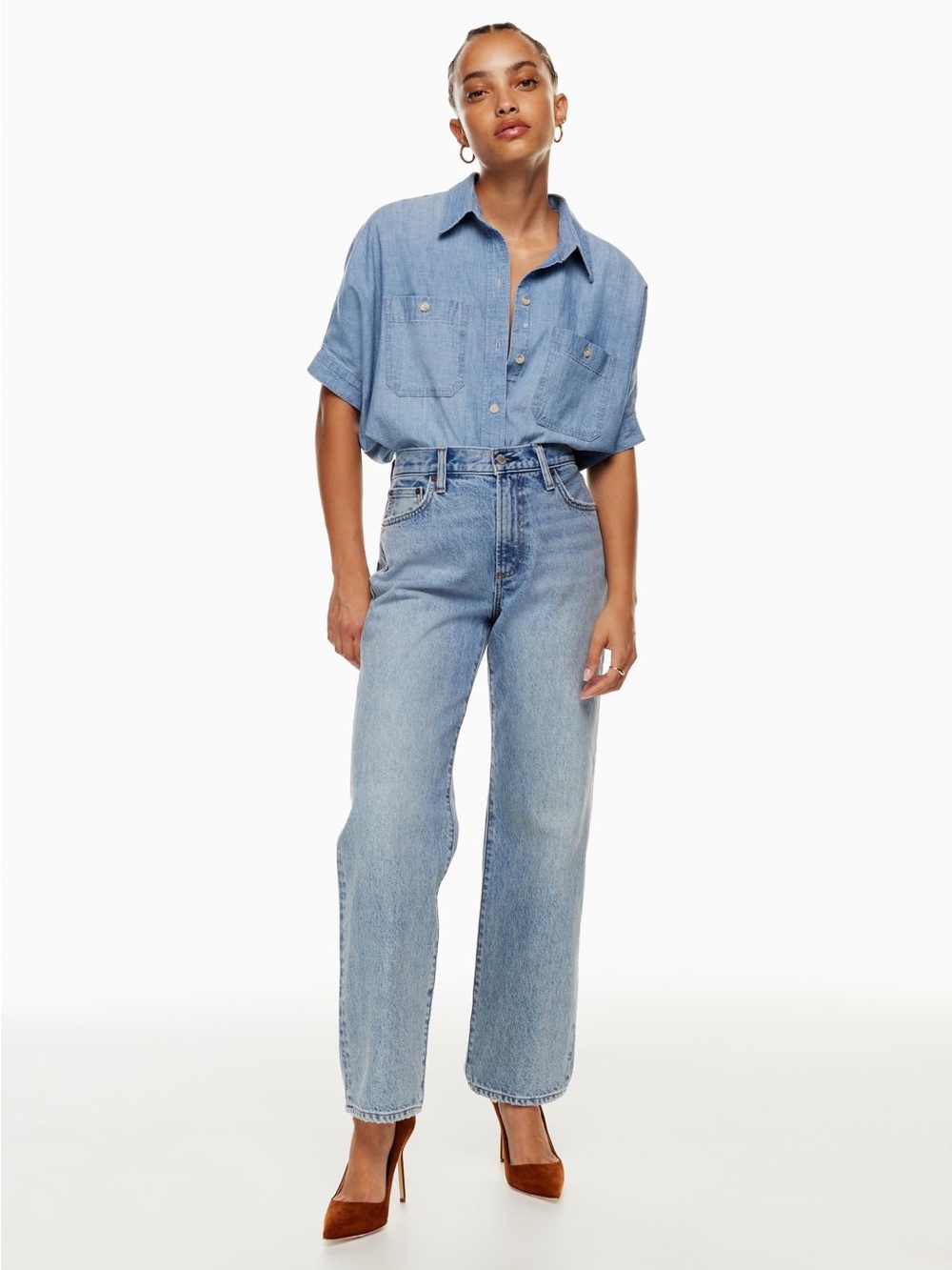 Aritzia Denim Forum Marlo Hi Rise Loose Jean